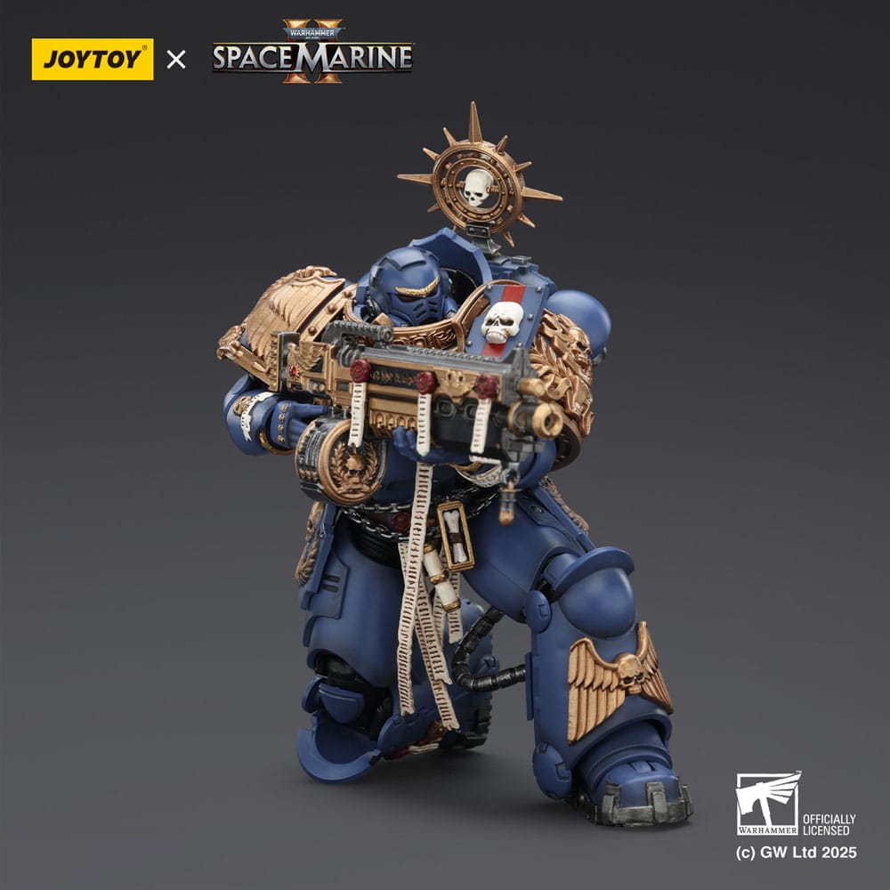 Warhammer 40,000: Space Marine 2 Action Figure Ultramarines Heavy Relic Primus Armor with Heavy Relic Bolt Rifle 13 cm - MangaShop.ro