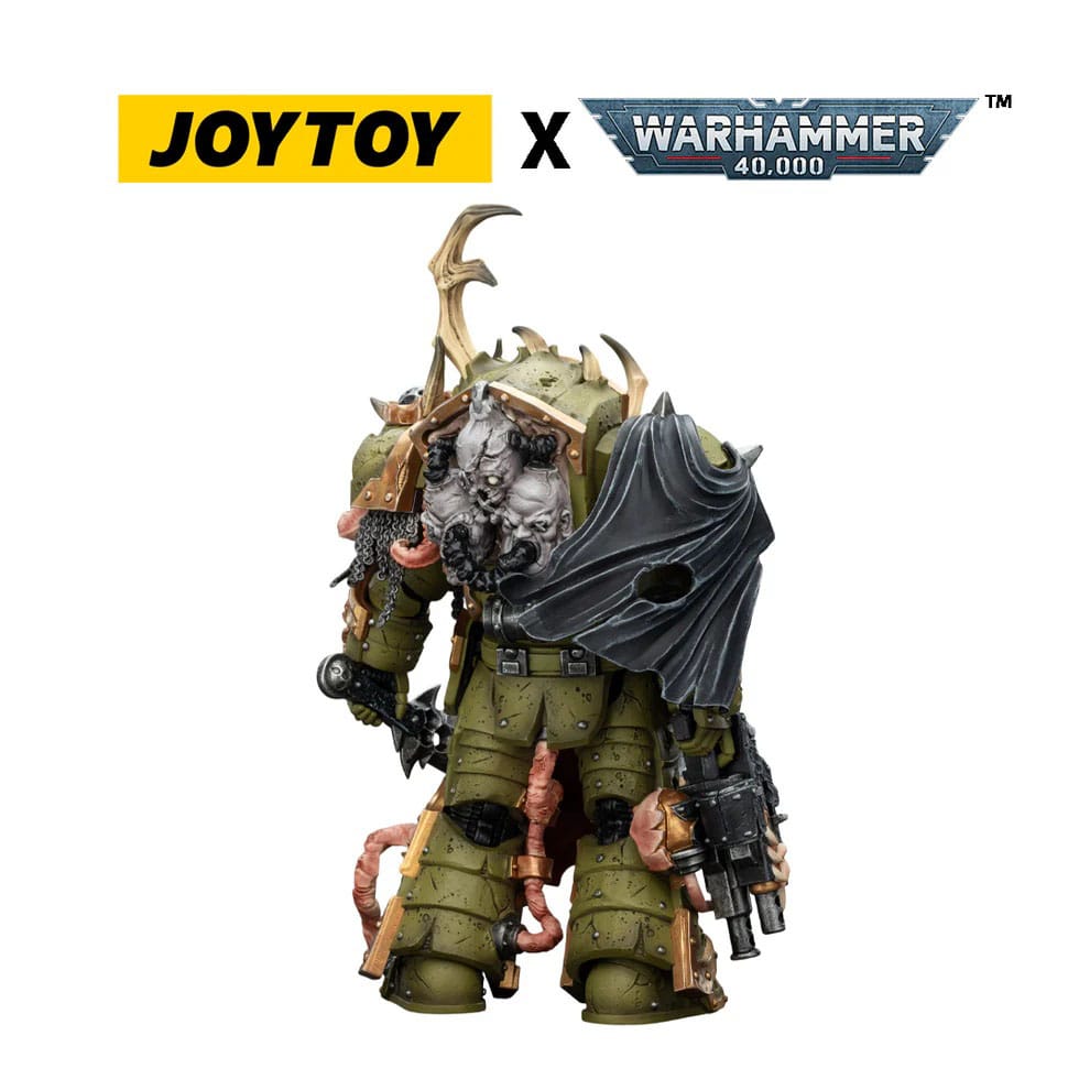 Warhammer 40,000 Action Figure Death Guard Blightlord Terminator 3 with Combi-bolter and Bubotic Blade 14 cm - MangaShop.ro
