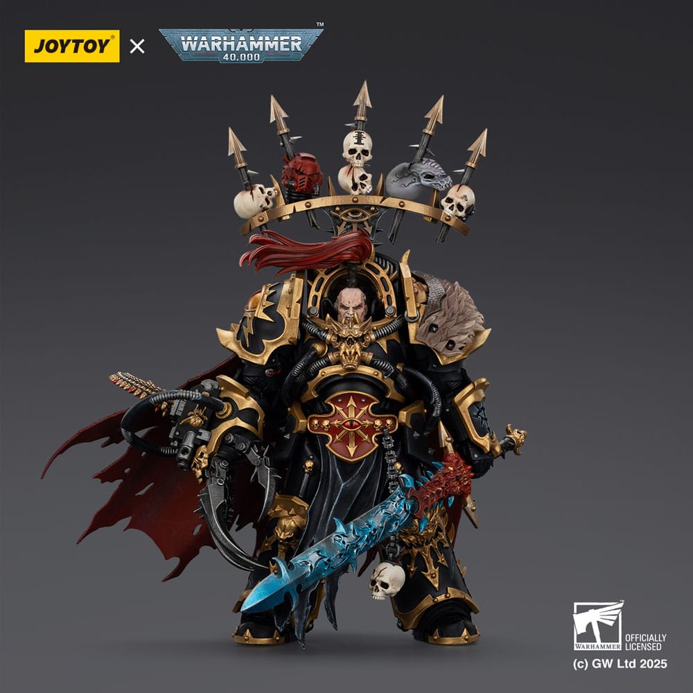 Warhammer 40,000 Action Figure  Black Legion Abaddon the Despoiler with Drach'nyen and the Talo 16 cm - MangaShop.ro
