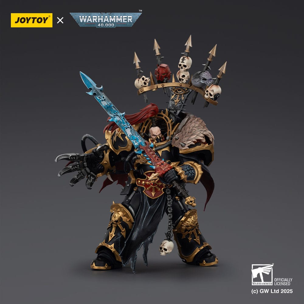 Warhammer 40,000 Action Figure  Black Legion Abaddon the Despoiler with Drach'nyen and the Talo 16 cm - MangaShop.ro