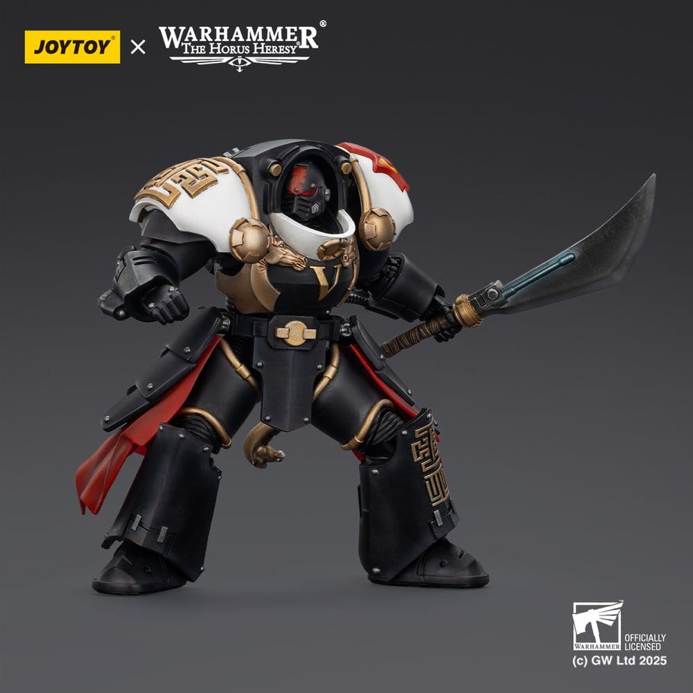 Warhammer The Horus Heresy Action Figure White Scars Ebon Keshig Terminator 1 with Power Glaive 13 cm - MangaShop.ro