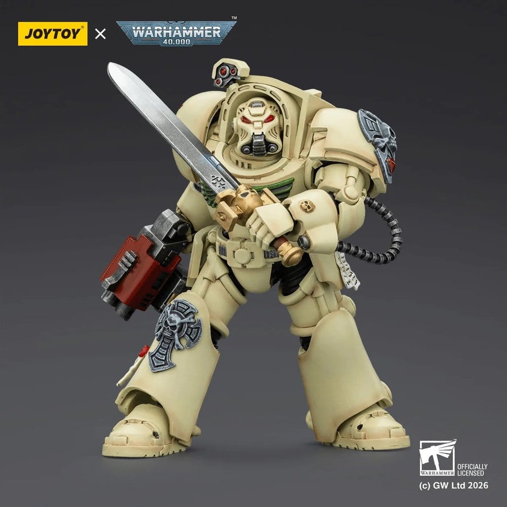Warhammer 40,000 Action Figure Dark Angels Deathwing Terminator 1 with Power Sword and Storm Bolter 14 cm - MangaShop.ro