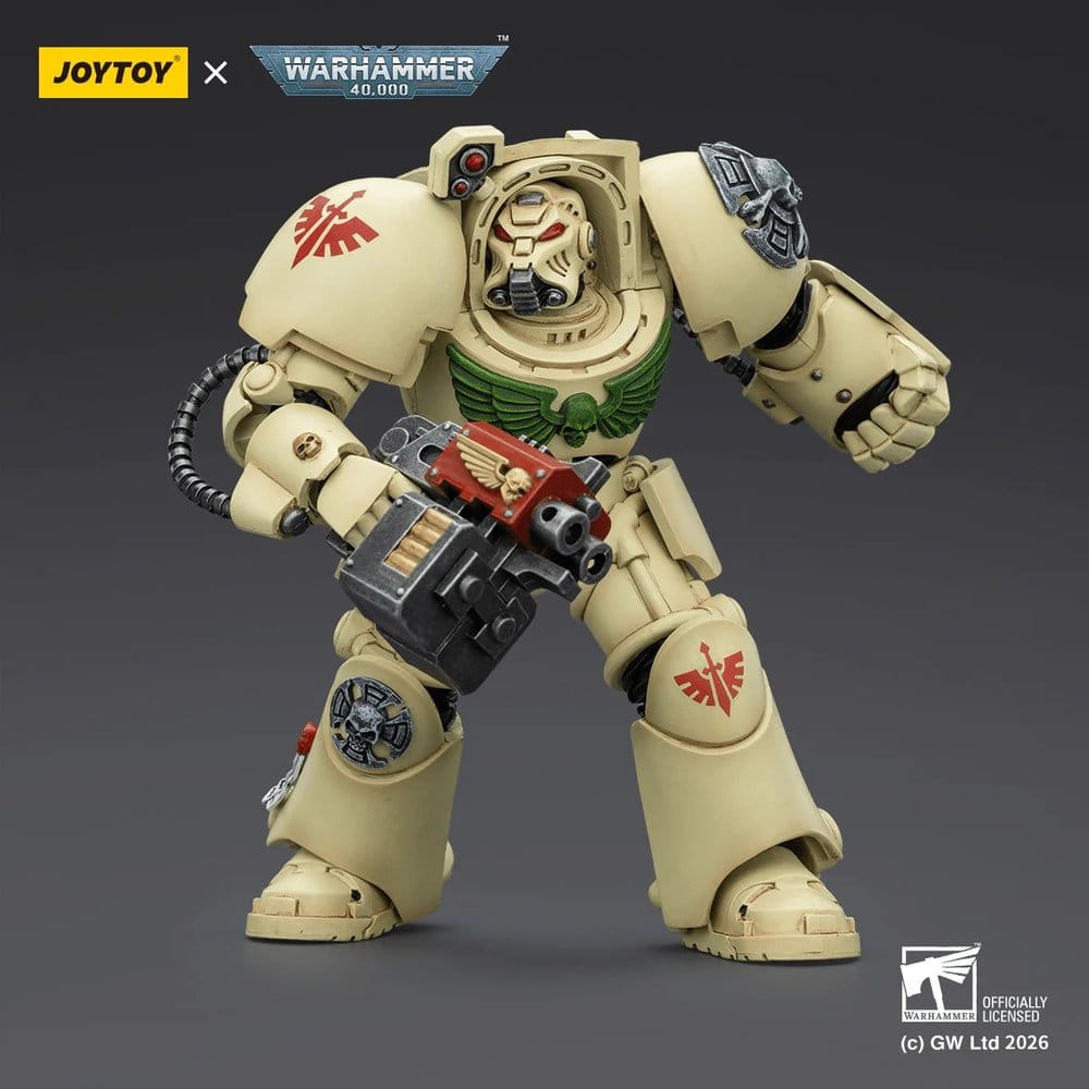 Warhammer 40,000 Action Figure Dark Angels Deathwing Terminator 2 with Power Fist and Storm Bolter 14 cm - MangaShop.ro