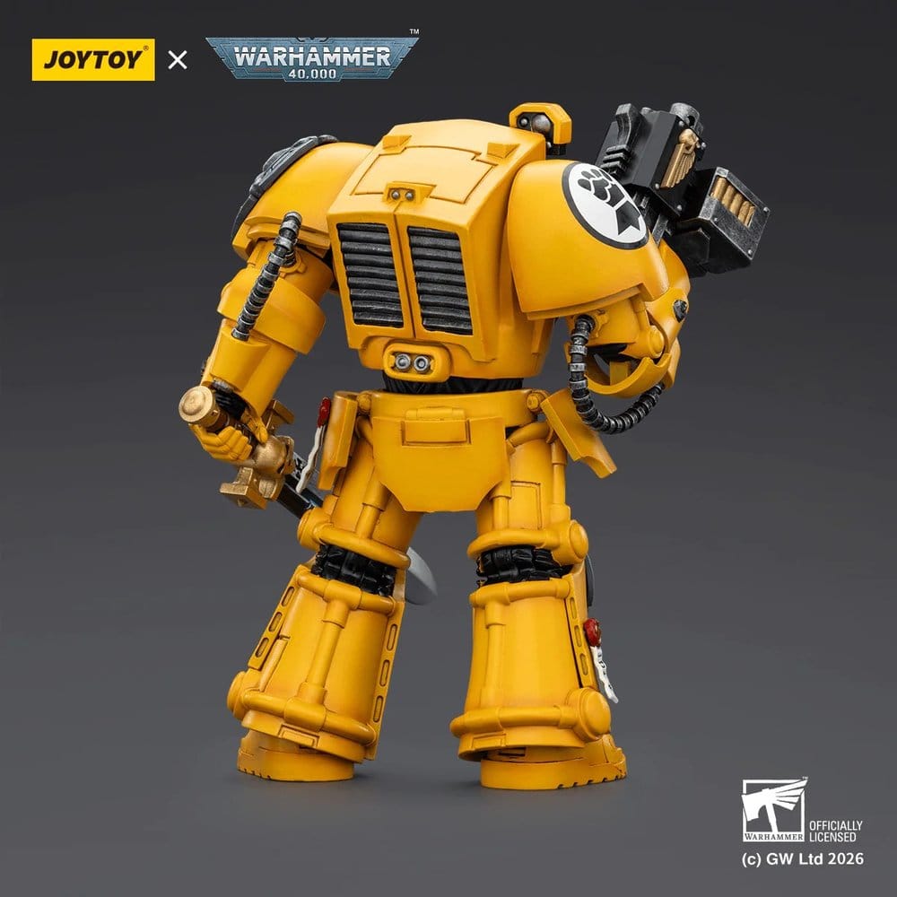 Warhammer 40,000 Action Figure Imperial Fists Terminator 1 with Power Sword and Storm Bolter 14 cm - MangaShop.ro