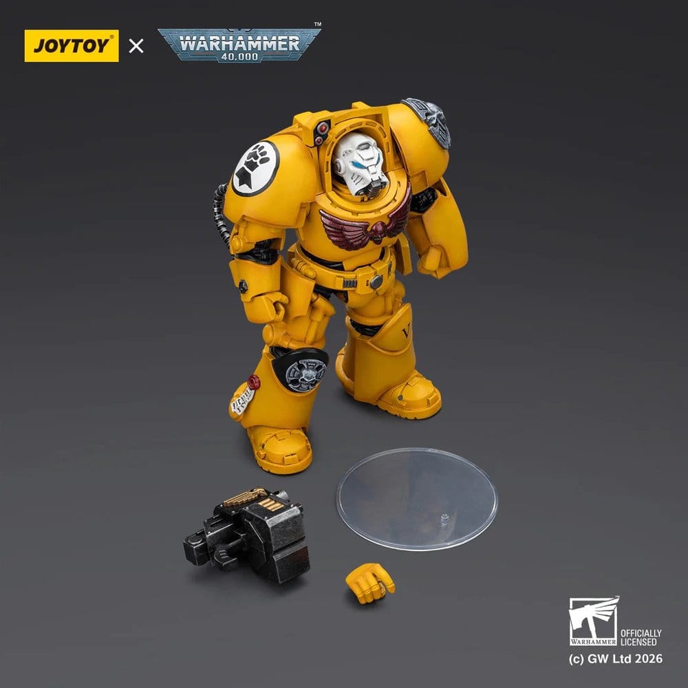 Warhammer 40,000 Action Figure Imperial Fists Terminator 2 with Power Fist and Storm Bolter 14 cm - MangaShop.ro