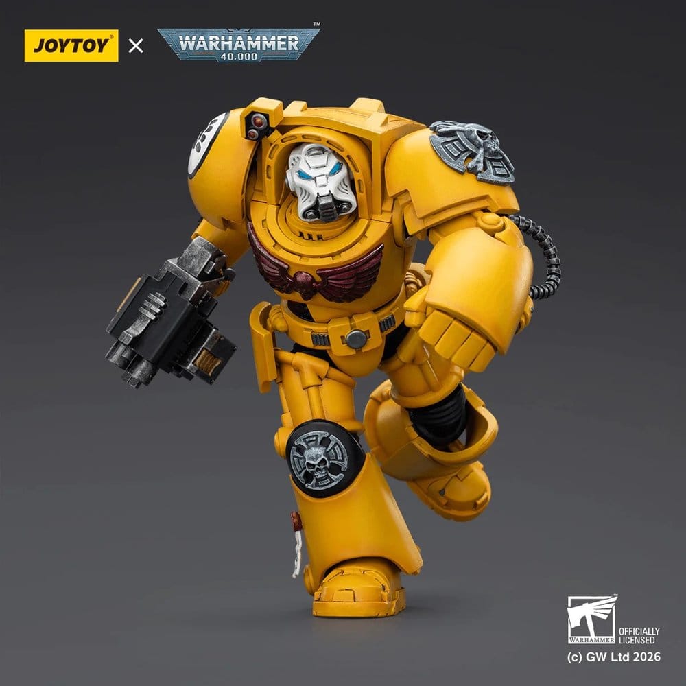 Warhammer 40,000 Action Figure Imperial Fists Terminator 2 with Power Fist and Storm Bolter 14 cm - MangaShop.ro
