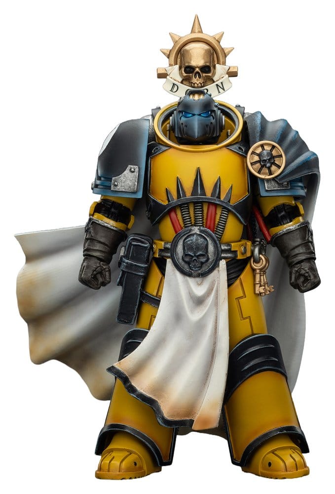 Warhammer Imperial Fists Action Figure Librarian Consulwith Force Axe and Bolt Pistol 12 cm - MangaShop.ro