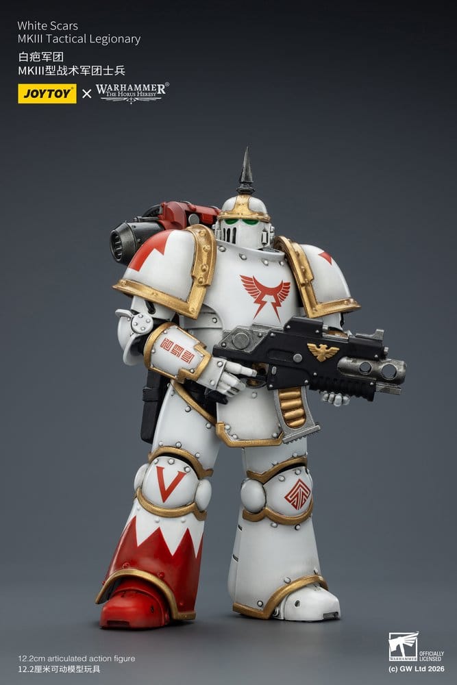 Warhammer The Horus Heresy Action Figure White Scars MKIll Tactical Legionary 12 cm - MangaShop.ro