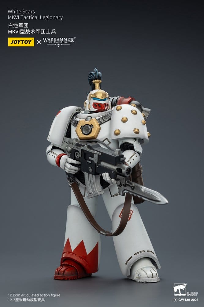 Warhammer The Horus Heresy Action Figure White Scars MKVI Tactical Legionary 12 cm - MangaShop.ro