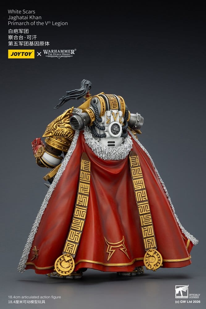 Warhammer The Horus Heresy Action Figure White Scars Jaghatai Khan Primarch of the Vth Legion 19 cm - MangaShop.ro