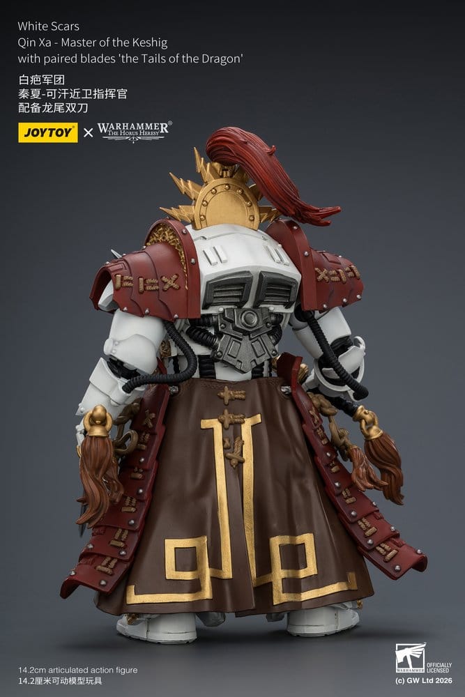 Warhammer The Horus Heresy Action Figure White Scars Qin Xa - Master of the Keshig 14 cm - MangaShop.ro