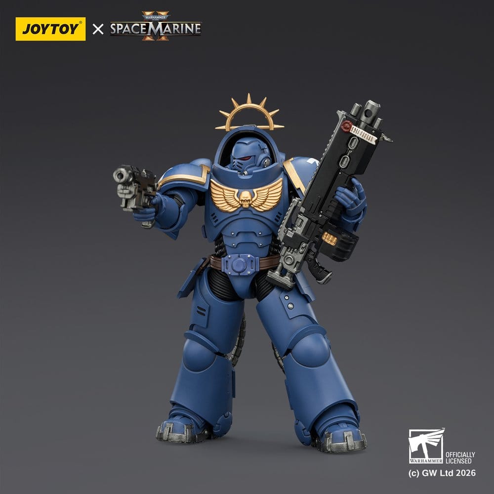 Warhammer 40,000 Action Figure Game Edition Ultramarines Heavy Intercessor 13 cm - MangaShop.ro