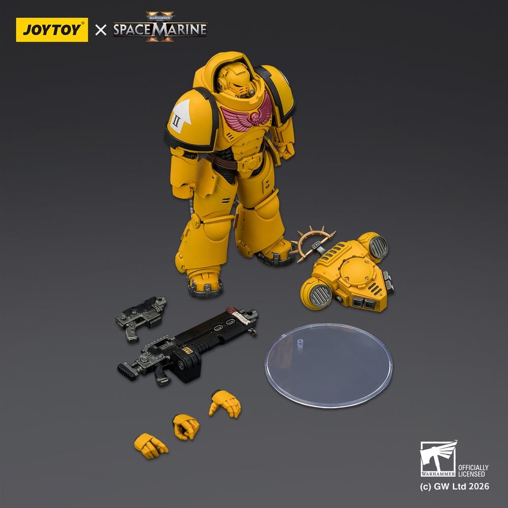 Warhammer 40,000 Action Figure Game Edition Imperial Fists Heavy Intercessor 13 cm - MangaShop.ro