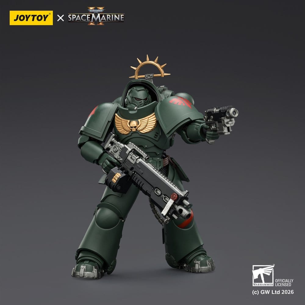 Warhammer 40,000 Action Figure Game Edition Dark Angels Heavy Intercessor 13 cm - MangaShop.ro