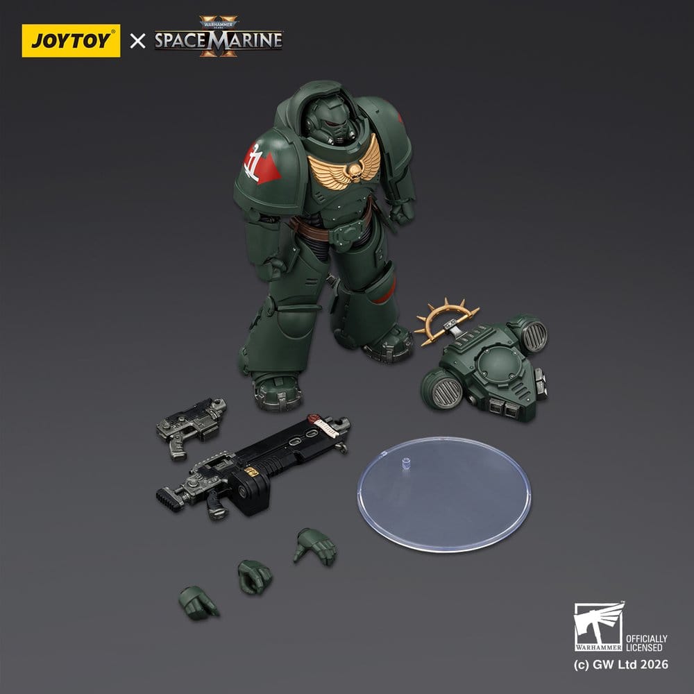 Warhammer 40,000 Action Figure Game Edition Dark Angels Heavy Intercessor 13 cm - MangaShop.ro