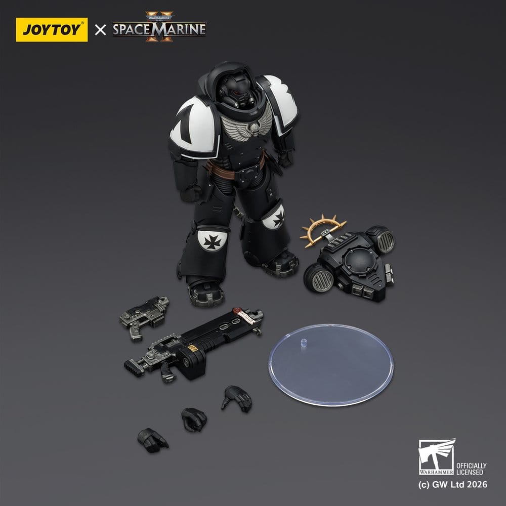 Warhammer 40,000 Action Figure Game Edition Black Templars Heavy Intercessor 13 cm - MangaShop.ro