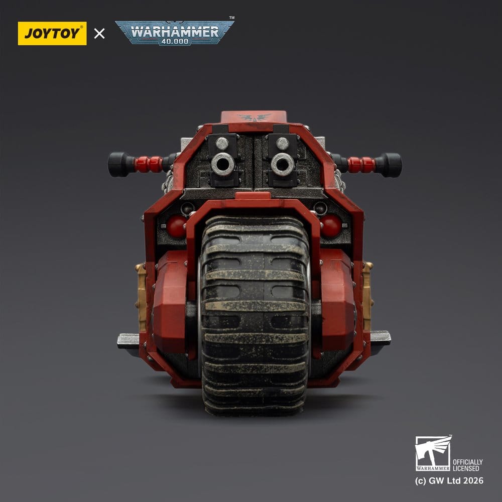 Warhammer 40,000 Raider-pattern Combat Bike Blood Angels with twin-linked bolt rifles 22 cm - MangaShop.ro