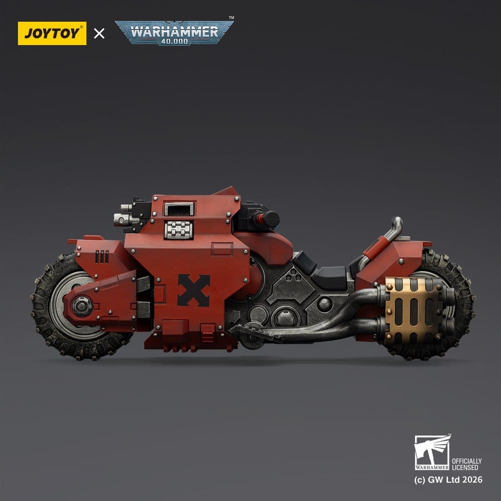 Warhammer 40,000 Raider-pattern Combat Bike Blood Angels with twin-linked bolt rifles 22 cm - MangaShop.ro