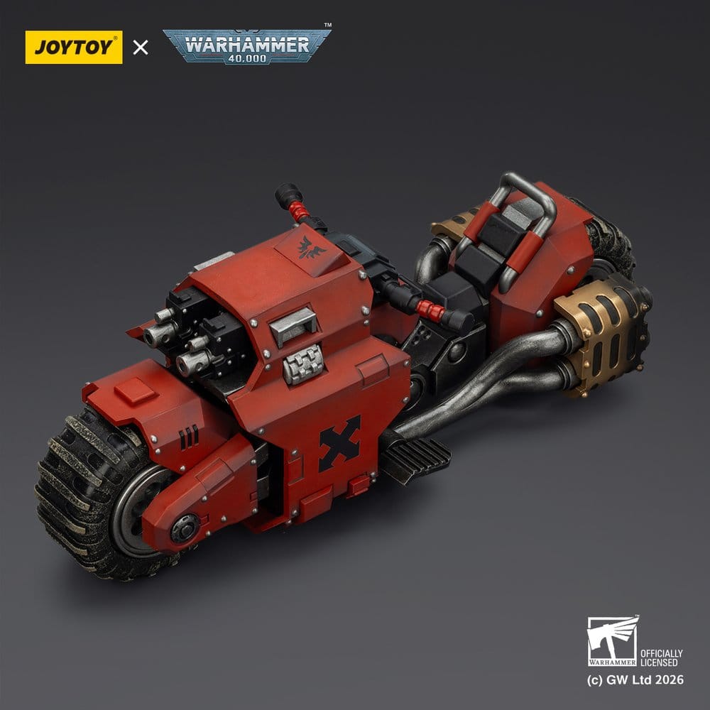 Warhammer 40,000 Raider-pattern Combat Bike Blood Angels with twin-linked bolt rifles 22 cm - MangaShop.ro