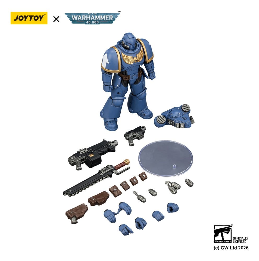 Warhammer 40,000 Action Figure Ultramarines Intercessor 12 cm - MangaShop.ro
