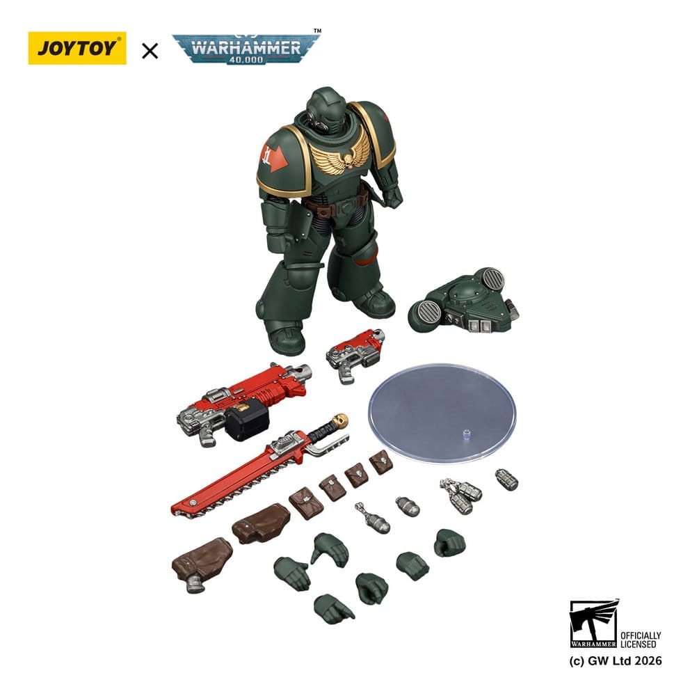 Warhammer 40,000 Action Figure Dark Angels Intercessor 12 cm - MangaShop.ro