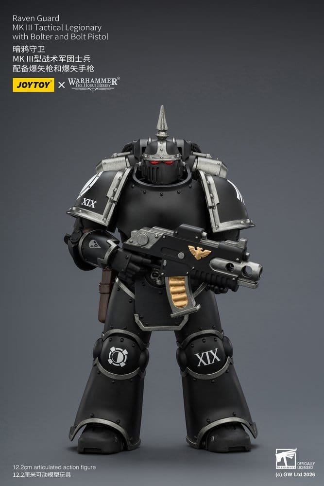 Warhammer 40,000 Action Figure Raven Guard MK III Tactical Legionary 12 cm - MangaShop.ro