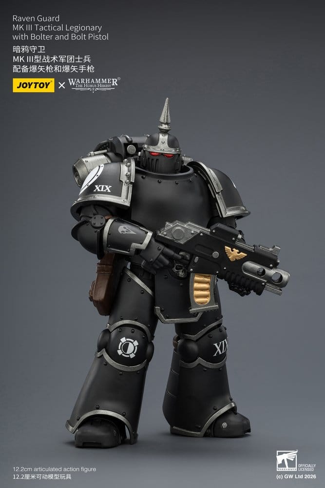Warhammer 40,000 Action Figure Raven Guard MK III Tactical Legionary 12 cm - MangaShop.ro