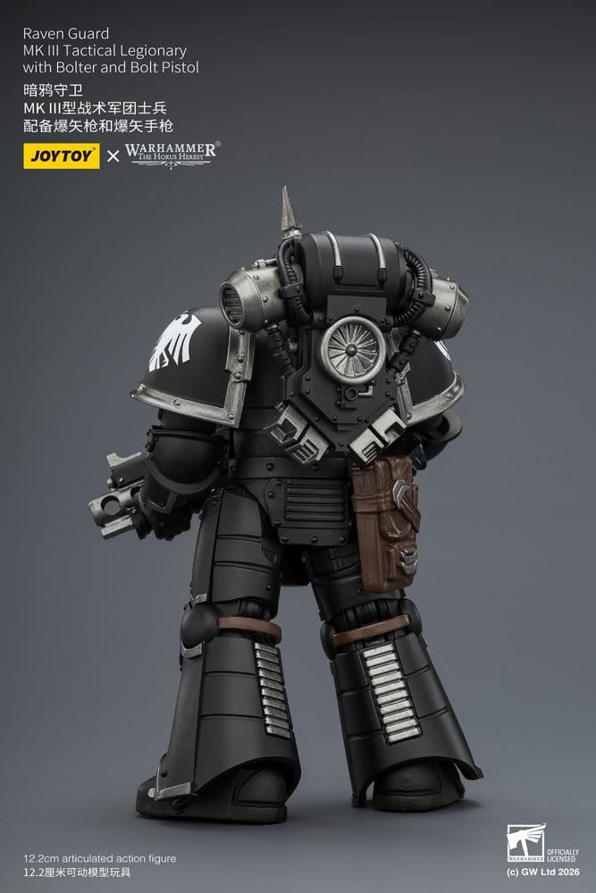 Warhammer 40,000 Action Figure Raven Guard MK III Tactical Legionary 12 cm - MangaShop.ro