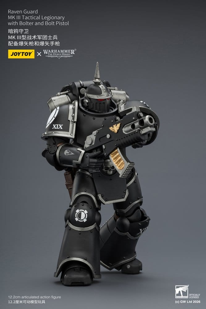Warhammer 40,000 Action Figure Raven Guard MK III Tactical Legionary 12 cm - MangaShop.ro