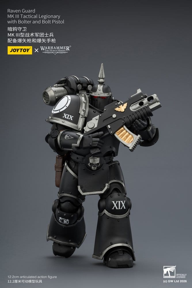 Warhammer 40,000 Action Figure Raven Guard MK III Tactical Legionary 12 cm - MangaShop.ro