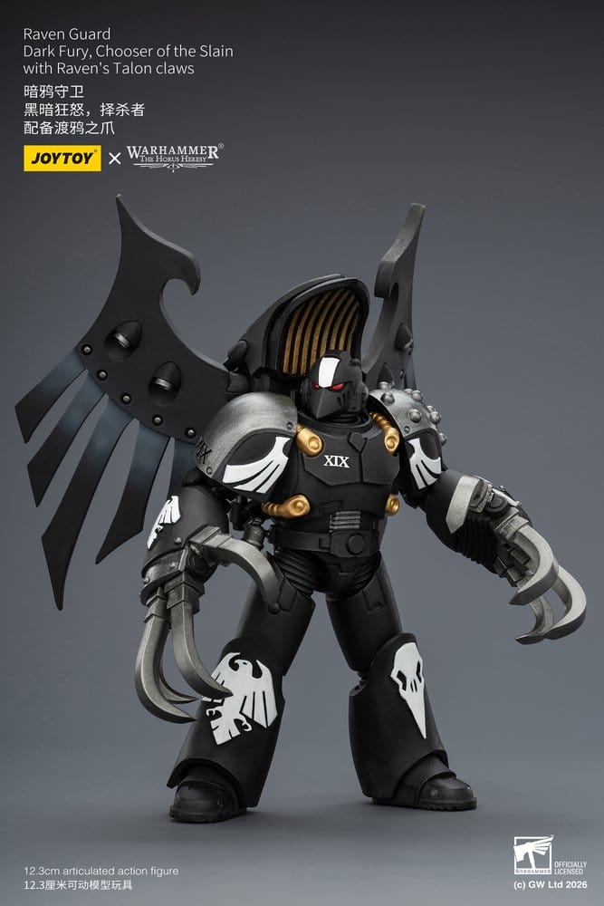 Warhammer 40,000 Action Figure Raven Guard Dark Fury, Chooser of the Slain 12 cm - MangaShop.ro