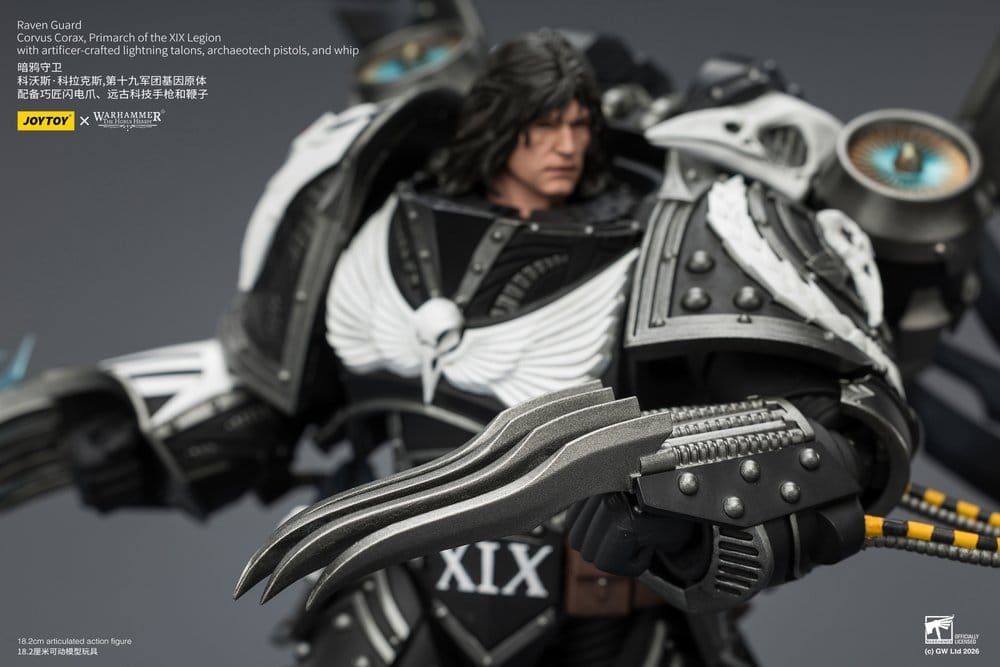 Warhammer 40,000 Action Figure Raven Guard Corvus Corax, Primarch of the XIX Legion 18 cm - MangaShop.ro