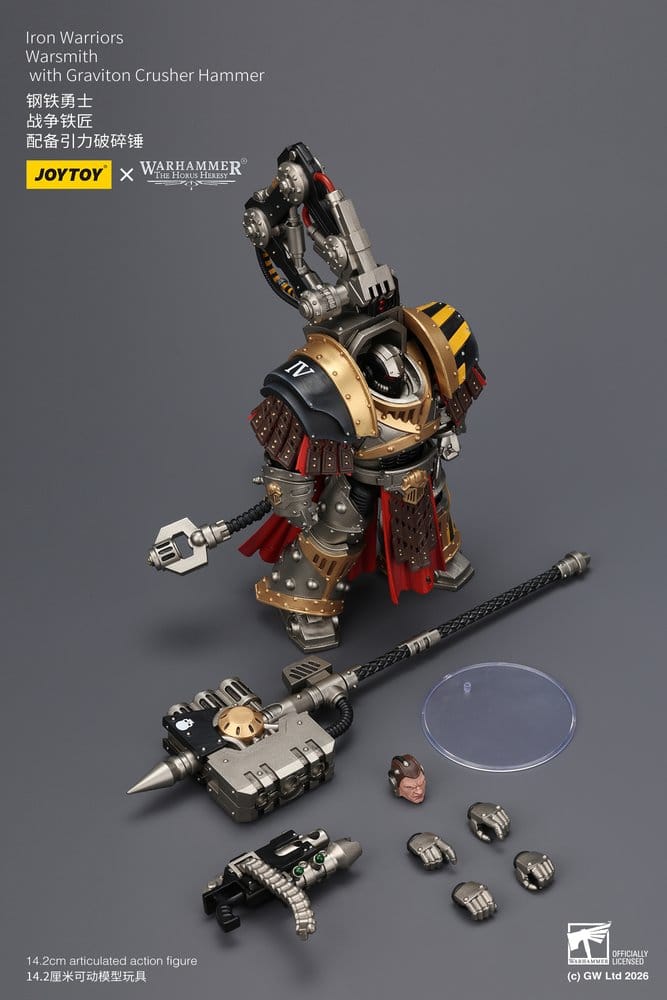 Warhammer The Horus Heresy Action Figure Iron Warriors Warsmith 14 cm - MangaShop.ro