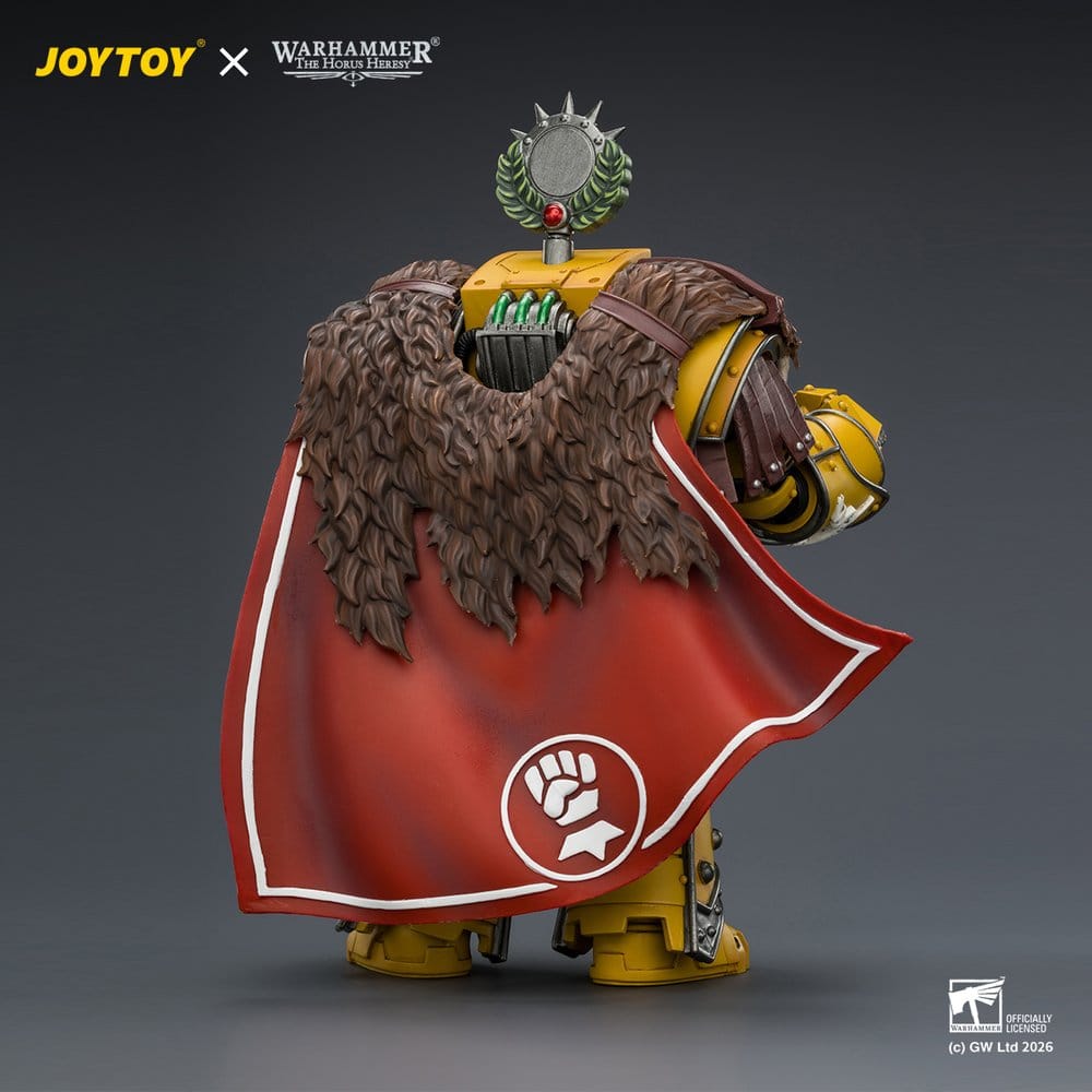 Warhammer Action Figure Imperial Fists Lord Castellan Evander Garrius, The Tyrant of Cthonia 14 cm - MangaShop.ro