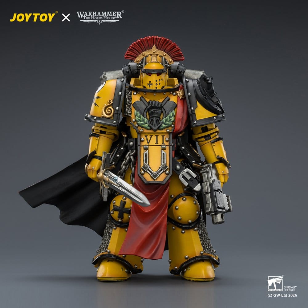 Warhammer Action Figure Imperial Fists Legion Praetor in Mk III Armour 13 cm - MangaShop.ro