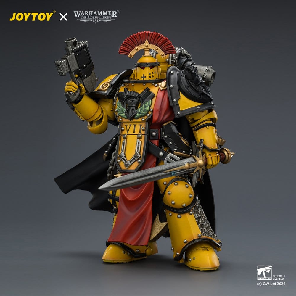 Warhammer Action Figure Imperial Fists Legion Praetor in Mk III Armour 13 cm - MangaShop.ro