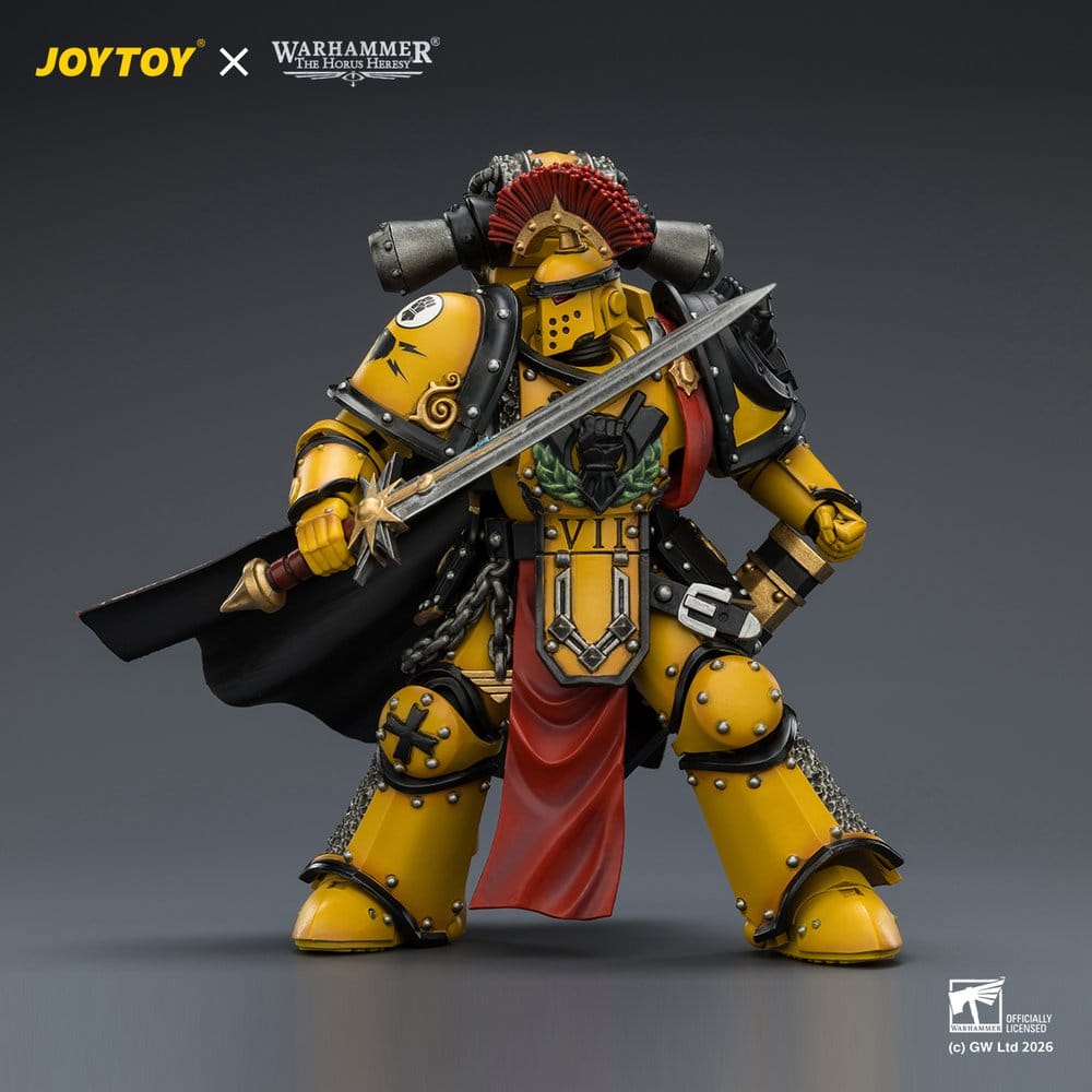 Warhammer Action Figure Imperial Fists Legion Praetor in Mk III Armour 13 cm - MangaShop.ro