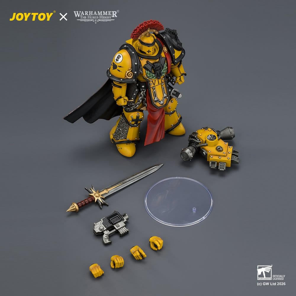 Warhammer Action Figure Imperial Fists Legion Praetor in Mk III Armour 13 cm - MangaShop.ro