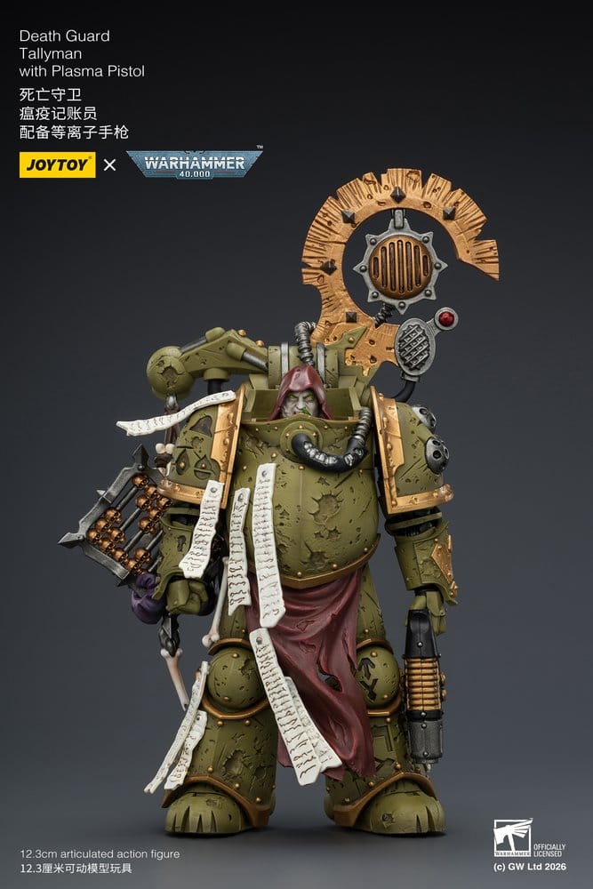 Warhammer 40,000 Action Figure Death Guard Tallyman 12 cm - MangaShop.ro