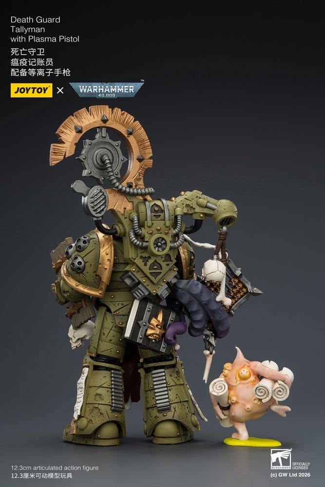 Warhammer 40,000 Action Figure Death Guard Tallyman 12 cm - MangaShop.ro