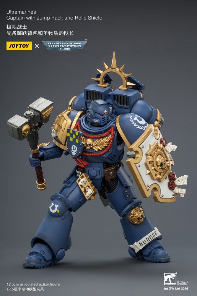 Warhammer Action Figure Ultramarines Captain 13 cm - MangaShop.ro
