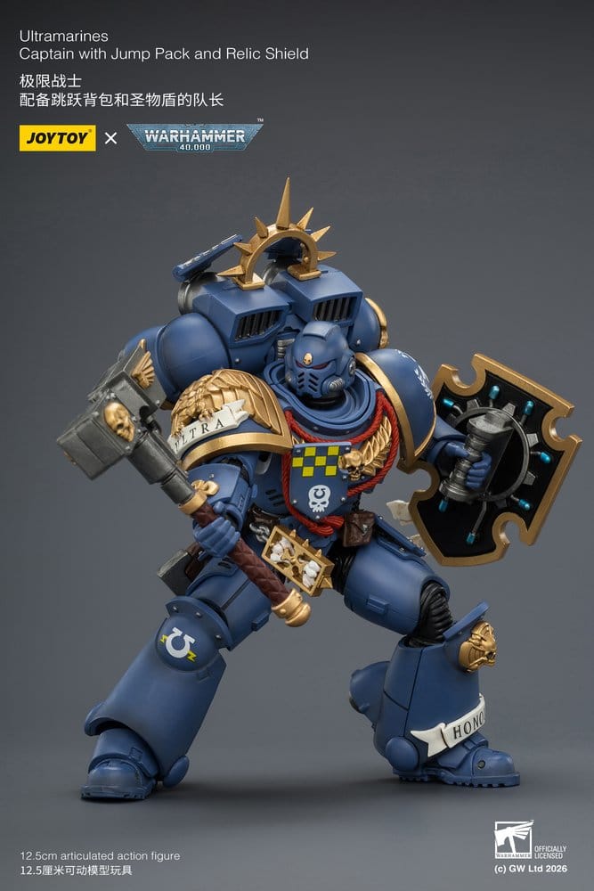Warhammer Action Figure Ultramarines Captain 13 cm - MangaShop.ro