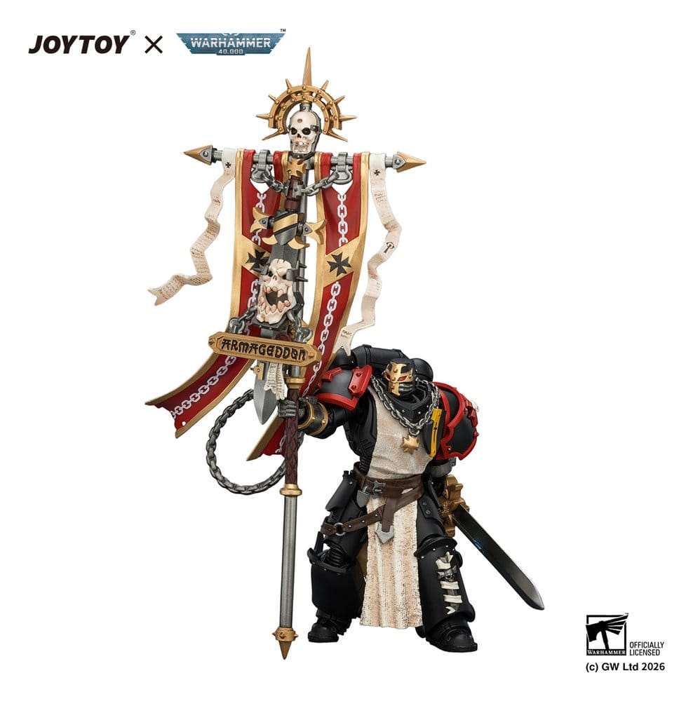 Warhammer Action Figure Black Templars Crusader Ancient 12 cm - MangaShop.ro