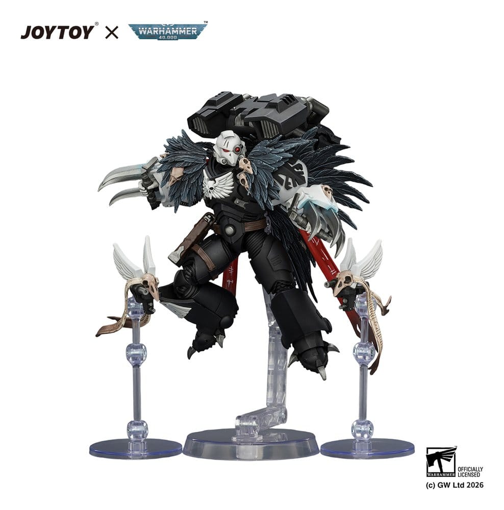 Warhammer Action Figure Raven Guard Chapter Master Aethon Shaan 13 cm - MangaShop.ro