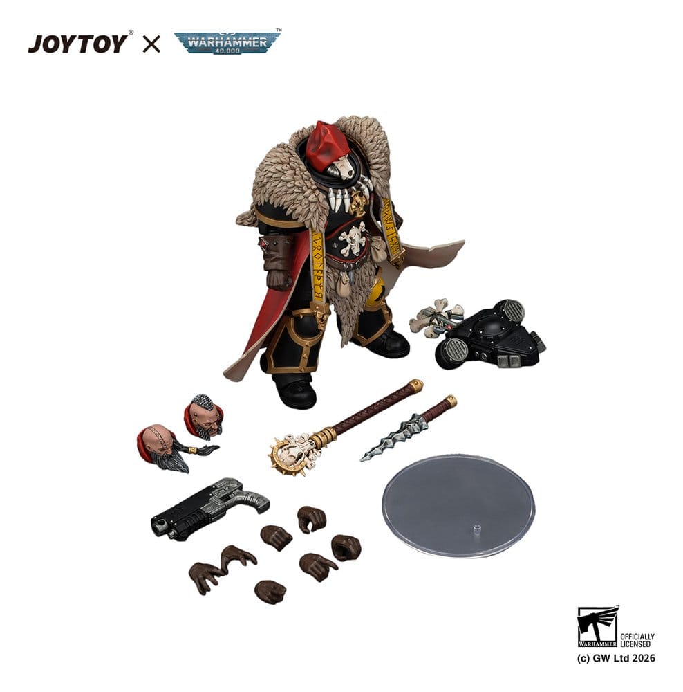 Warhammer Action Figure Space Wolves Wolf Priest 12 cm - MangaShop.ro