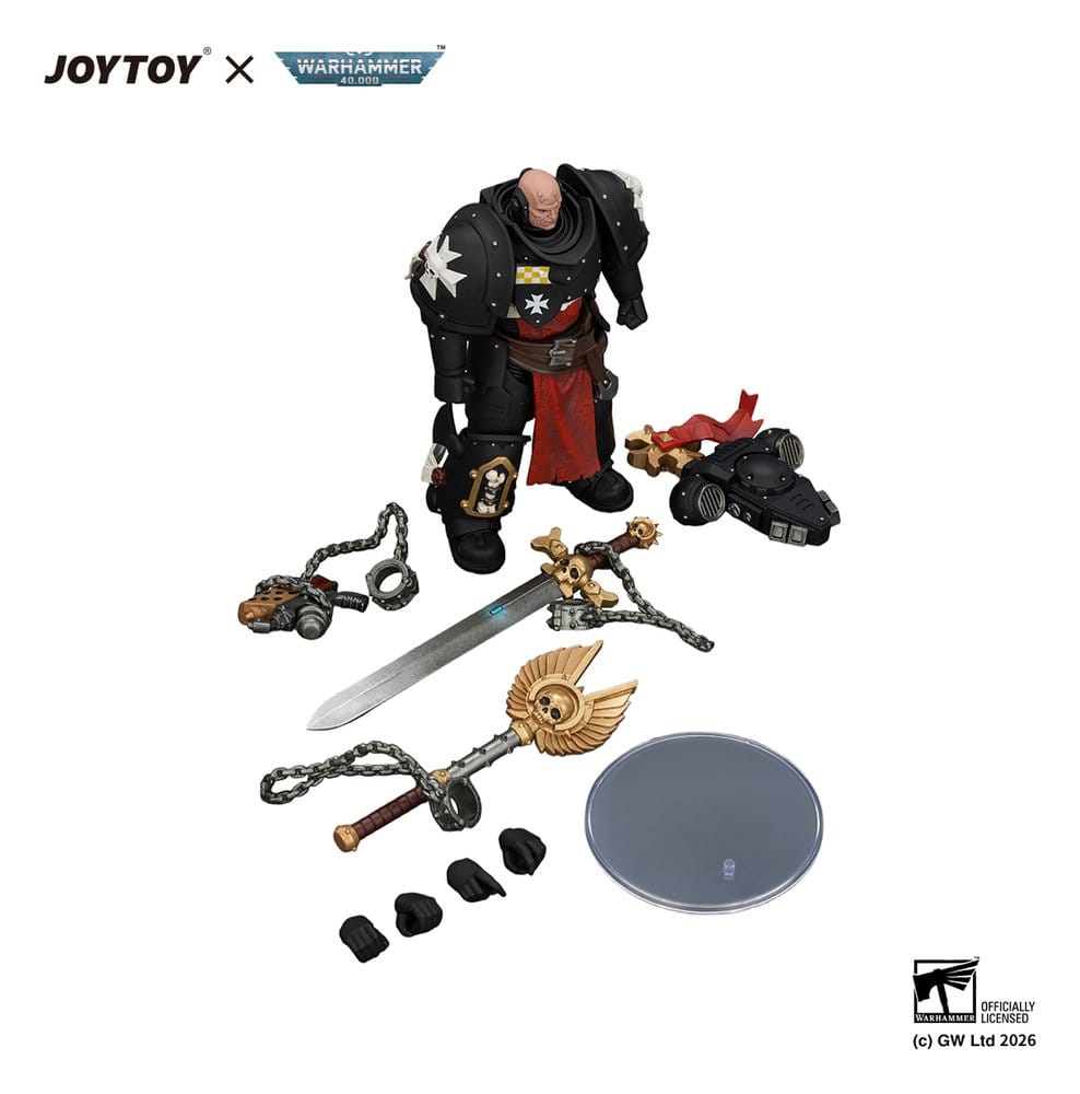 Warhammer Action Figure Black Templars Execrator 1 12 cm - MangaShop.ro