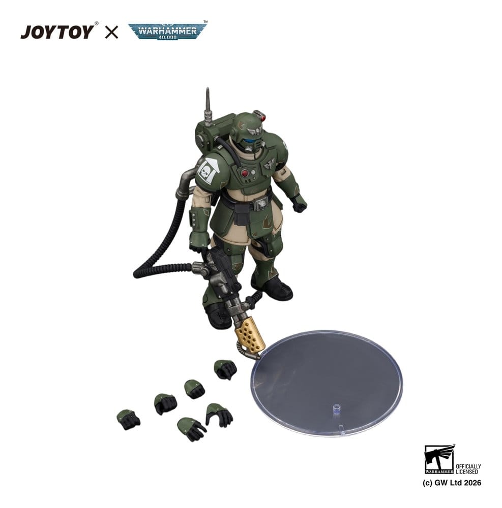 Warhammer Action Figure Astra Militarum Kasrkin 2 with Flamer - MangaShop.ro