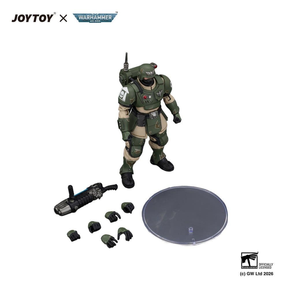 Warhammer Action Figure Astra Militarum Kasrkin 4 with Plasma Gun - MangaShop.ro