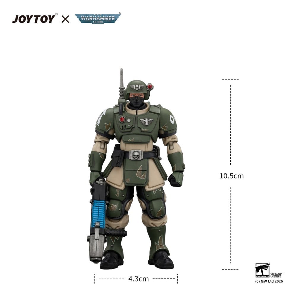 Warhammer Action Figure Astra Militarum Kasrkin 4 with Plasma Gun - MangaShop.ro