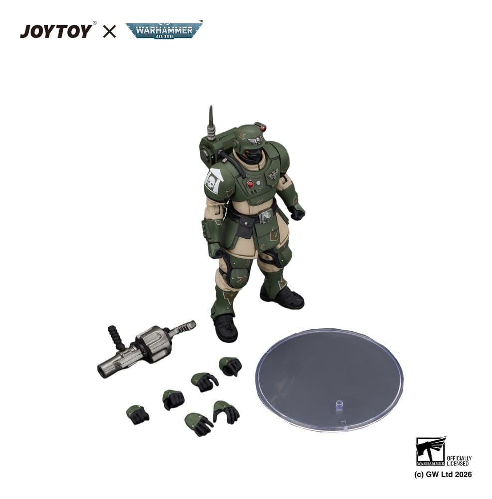 Warhammer Action Figure Astra Militarum Kasrkin 5 with Grenade Launcher - MangaShop.ro
